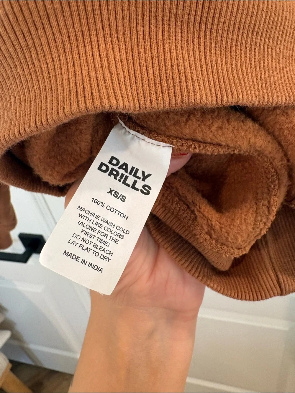 Daily drills Crewneck Sweatshirt in mousse brown